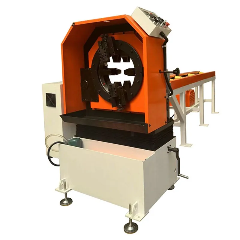 DCM water-cooled cutter head and pipe support