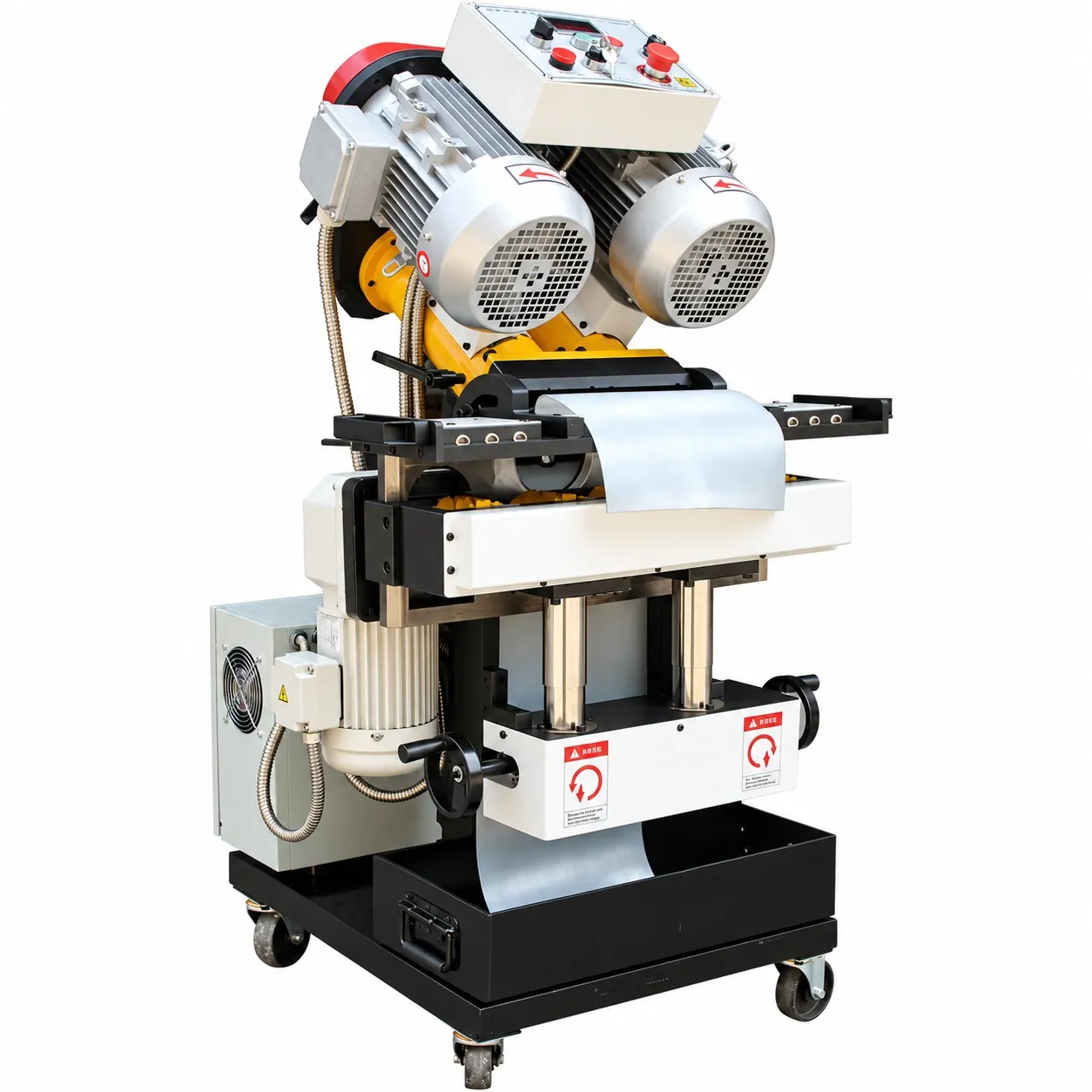 DMM-900X Dual Cutter Head Plate Edge Milling Machine