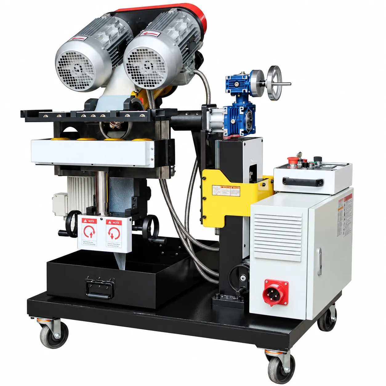 DMM-90X Automatic Traveling Double-Bevel Edge Milling Machine