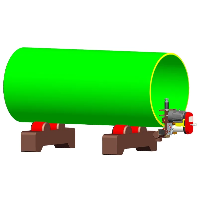 DMM-YG-80 on heavy pressure-vessel shell