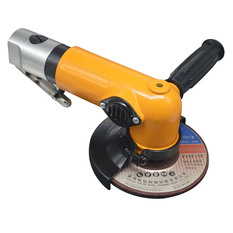 SJ angle grinder on weld-bead trim