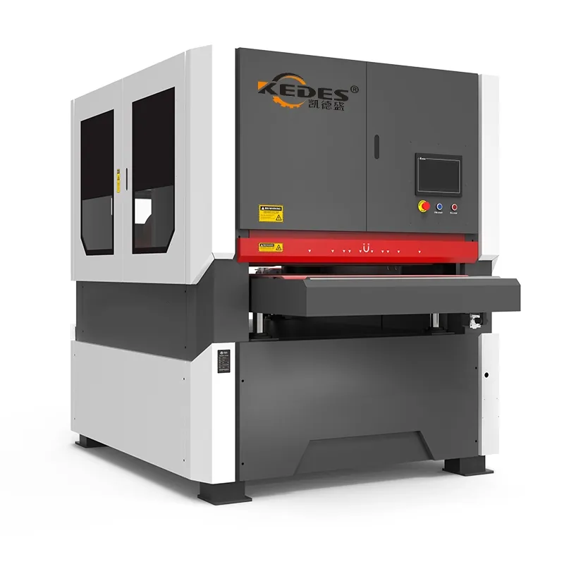 Wide-Belt Slag Removal & Surface Finishing System